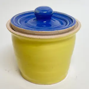 Blue Moon Canister – Handmade Ceramic Storage Jar