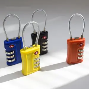 3-digit Combination Padlock, Durable Alloy Body Keyless Lock, Portable Lock for Gym Locker, Golf Bag and Suitcase, Luggage Lock, Traveling Essentials