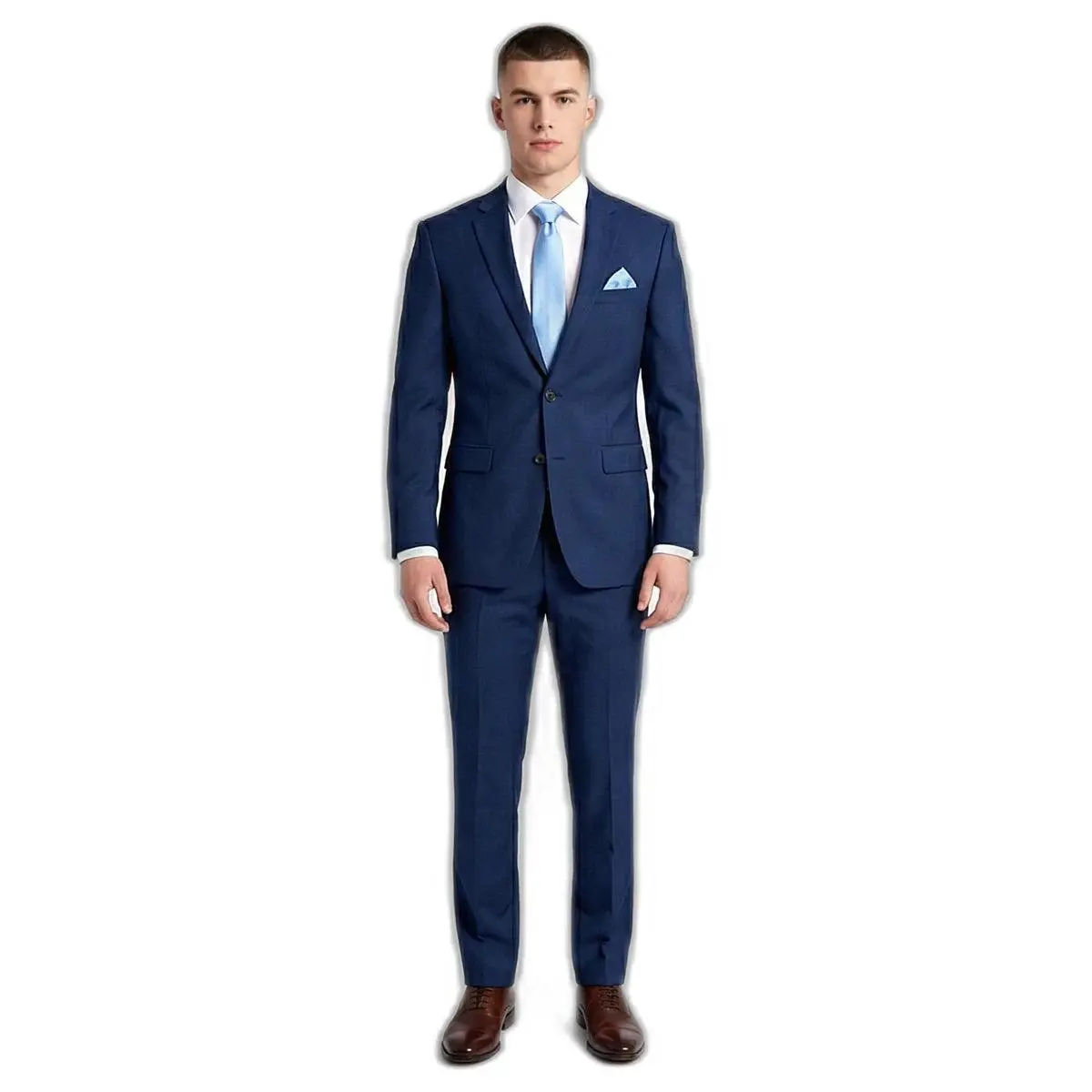 The Horizon – Navy Suit + Light Blue Necktie | Prom 2026