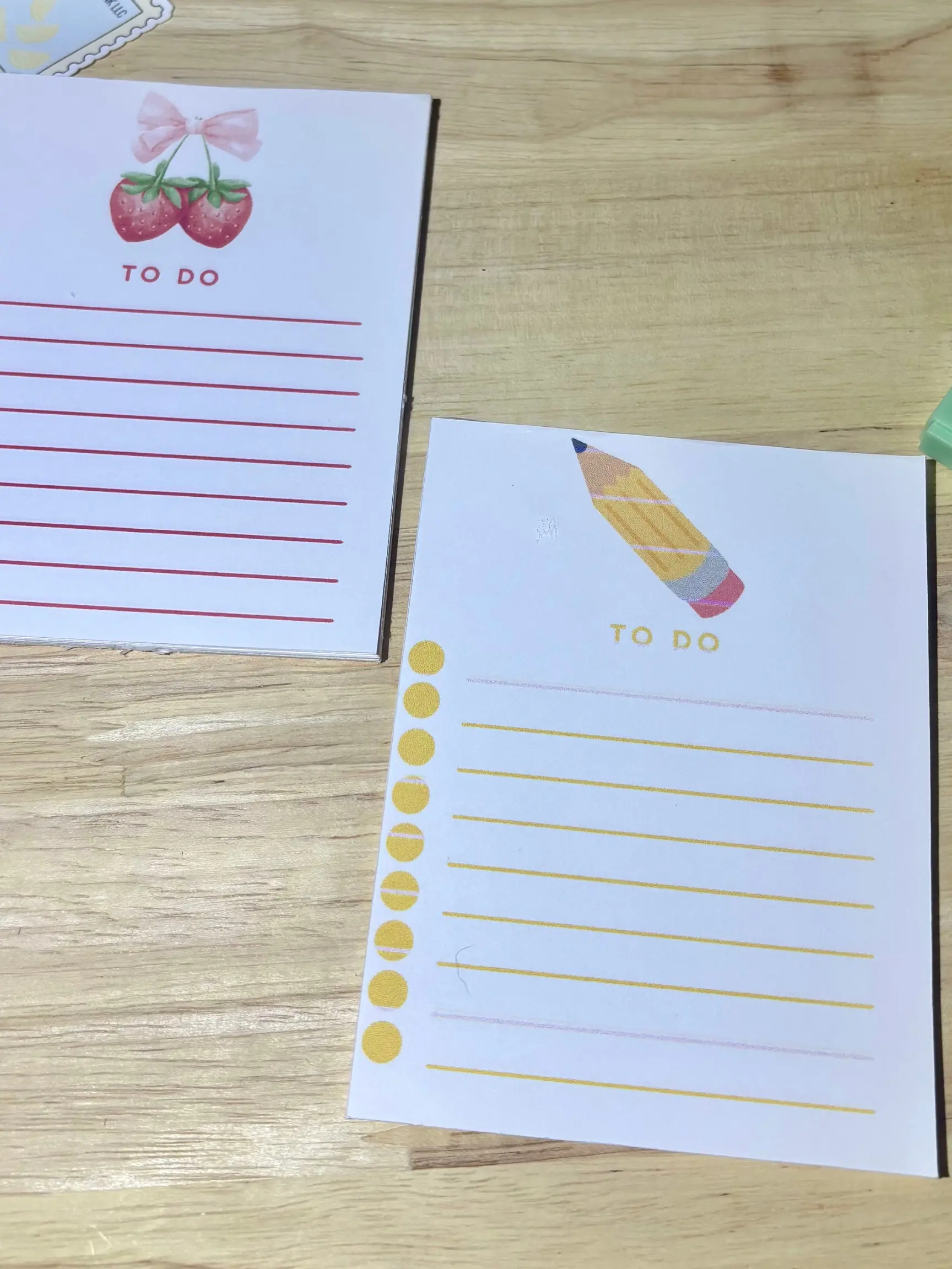 Small To Do list pad