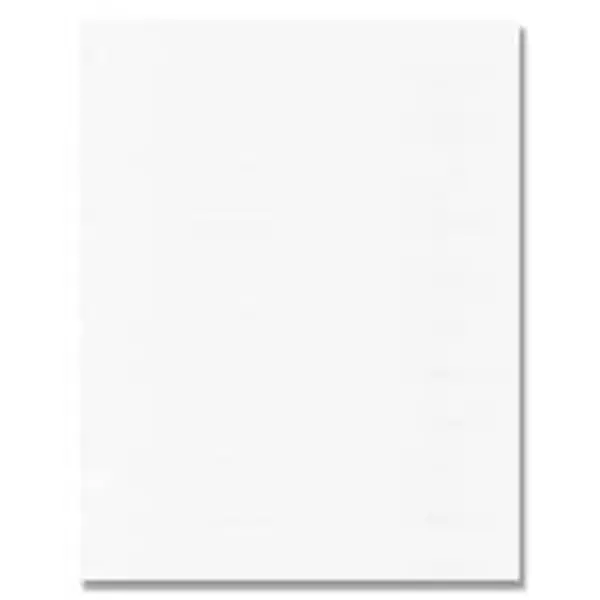 2-Sided Railroad Posterboard for Art and Crafts, 6-Ply, 22in x 28in, 100-Count, White, Smooth Uniform Finish, Ideal for 44 Block Printing and 44 Markers, 100 Sh-Ct- White