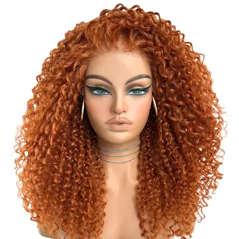 Kissgal 13x6 Synthetic Lace Front Black Woman Wig - Pre-Cut Glueless Black Brown Curly, Invisible Lace, Wedding-Ready, Easy-to-Handle, Face-Framing, DIY Styling Wear-and-Go, Assorted Colored Wigs, Blonde Skunk Strip, Pastel Pink