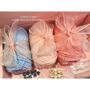 Rainbow Fish Drawstring Bag – Crochet Kit & Supplies | DIY Materials Pack