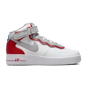 Nike Air Force 1 Mid Athletic Club White Gym Red (men) by StockX