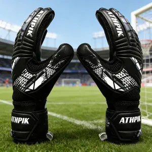 Goalie Goalkeeper Gloves with Pro Fingersaves, Strong Grip for The Toughest Saves, Protection to Prevent Injuries, Fit Match Training, Adult, Youth