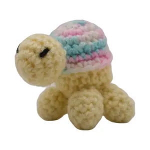 Hermit Crab Crochet Figurine, Handmade Amigurumi, Kawaii Cottagecore Desk Decor, Car Dashboard & Backpack Charm, Cute Aesthetic Gift