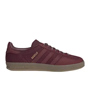 adidas Mens Gazelle Indoor Lace Up Sneakers Shoes Casual - Red