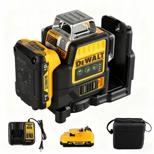 DEWALT DW089LG 12V Cordless Green Laser Level 12 Lines 360° Coverage Li-ion Battery Powered for DIY Professionals Outdoor Tool