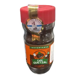 Quetzal Instant Coffee 2 Bottles 50g Each Rich Flavor Quick Brew Coffee