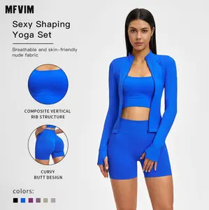 MFNIM Women’s Seamless Yoga Set – Cross-Back Design, Tight Fitness Wear, High-Stretch Running Workout Set,summerwins
