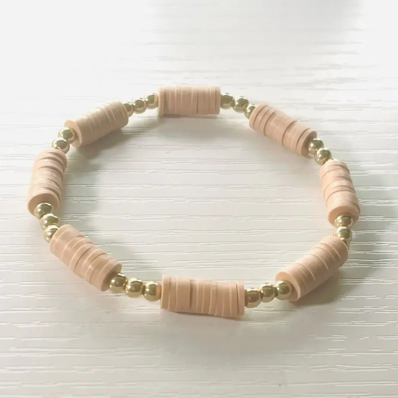 Heishi Tri Beaded Bracelet