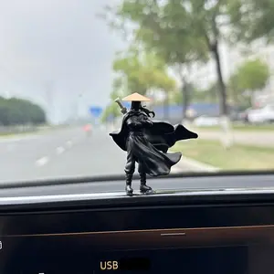 Vintage Warrior Design Car Ornament, 1 Count Multipurpose Decoration Craft, Car Interior Decoration Accessories for Car Office Desktop, Halloween, Car Interior Accessory, Car Interior Decorative