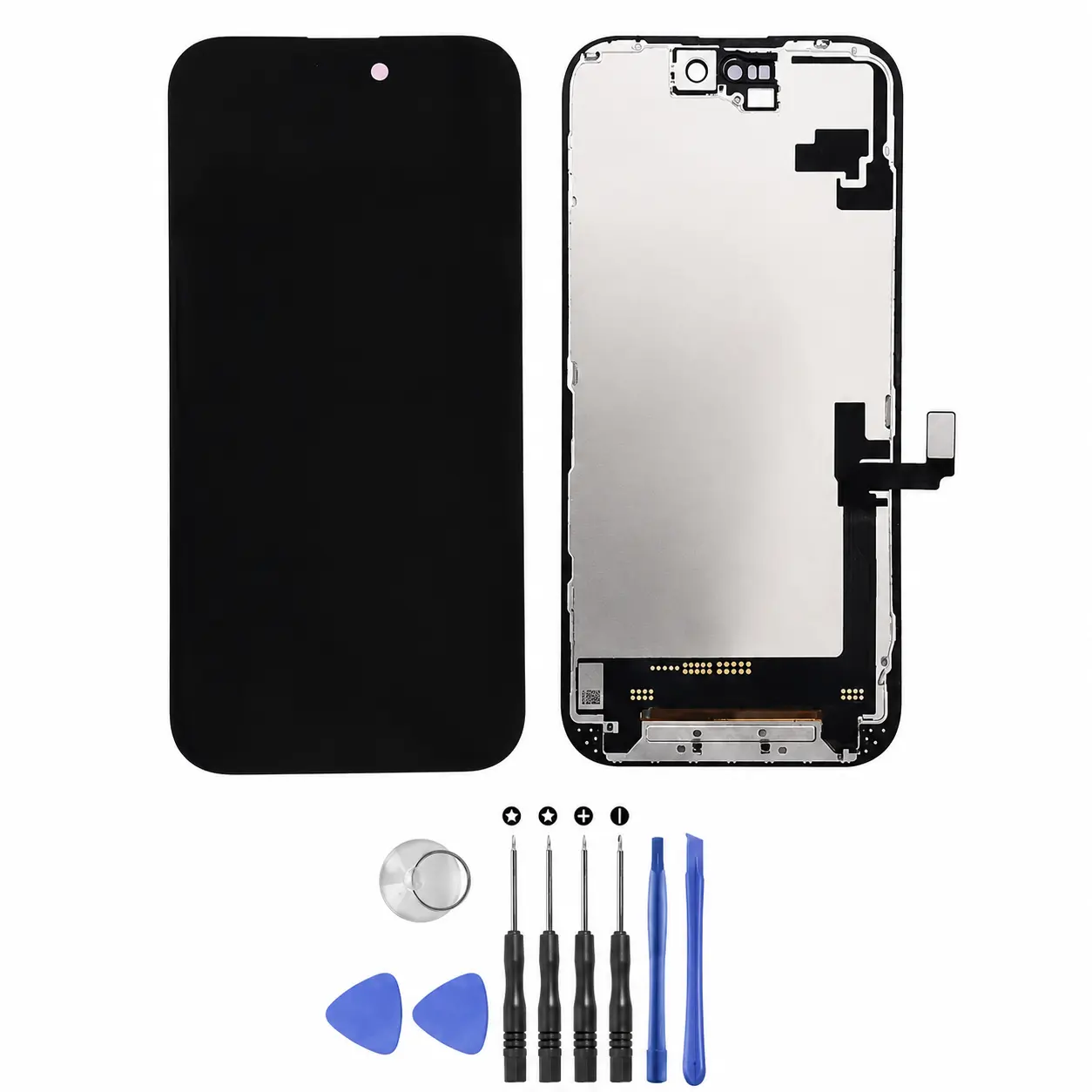 For iPhone 16/16 Plus/16 Pro/16 Pro Max/16E LCD Touch Screen Digitizer Display Replacement Assembly Frame Tool