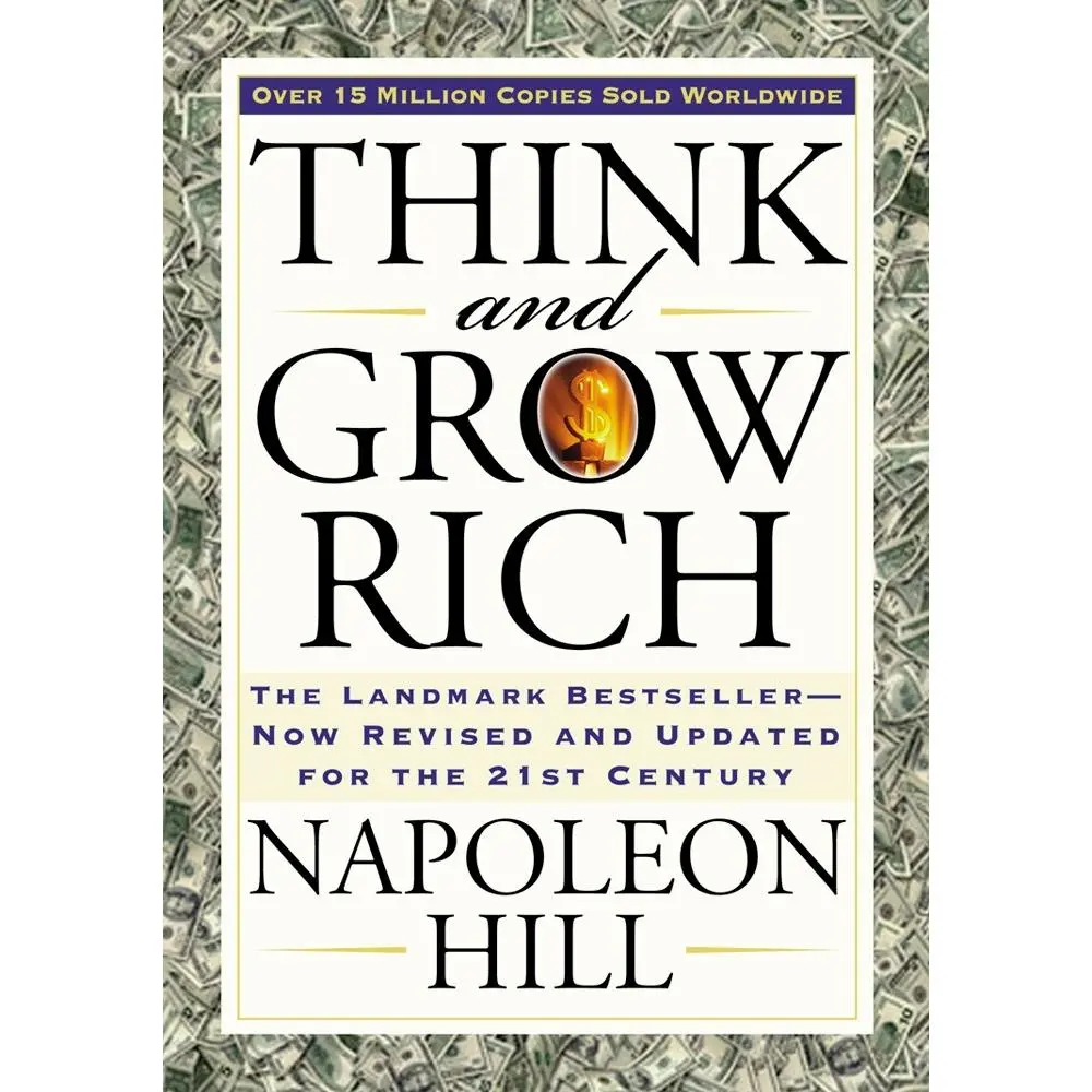 Used Motivational Book - Think and Grow Rich: The Landmark Bestseller Revised and Updated for the 21st Century by Napoleon Hill (Paperback, Very Good Condition, 320 Pages, Illustrates Success Principles) - English