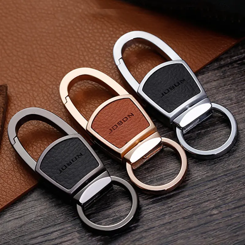 Jobon Fashion Car Keychain Women Men Luxury Keychains Custom Lettering for Key Ring Holder Bag Pendant  for Jewelry