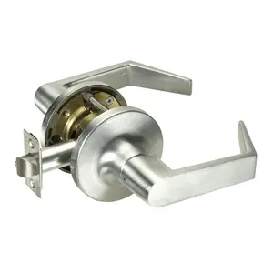 Yale AU5401LN626 Grade 1 Commercial Cylindrical Lock, 2.75 in. Backset, Augusta Handles Door Levers, Satin Chrome Passage Lock