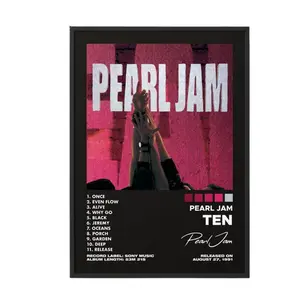 Pearl Jam - Ten Album / Album Cover Poster / Music Gift / Music Wall Decor / Fan Gift /  POSTER NO FRAME