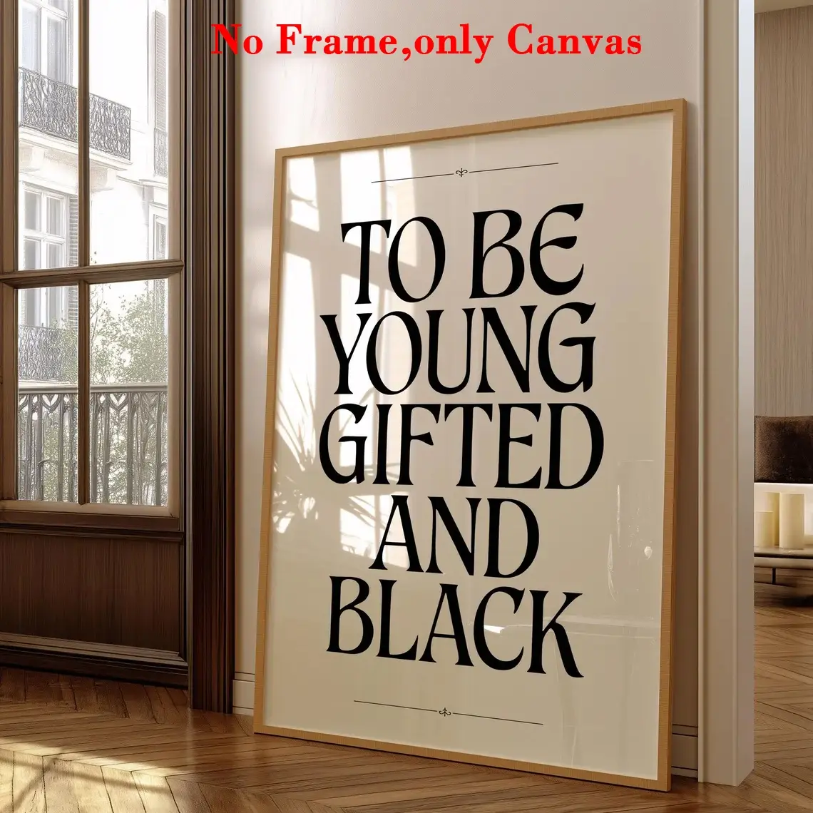 1 PC, wall art, vintage poster, Wall Prints, Creative Design Print, black excellence black women art print, graduate quotes black and white canvas painting, creative wall decoration, home decor, Unframed Art Print