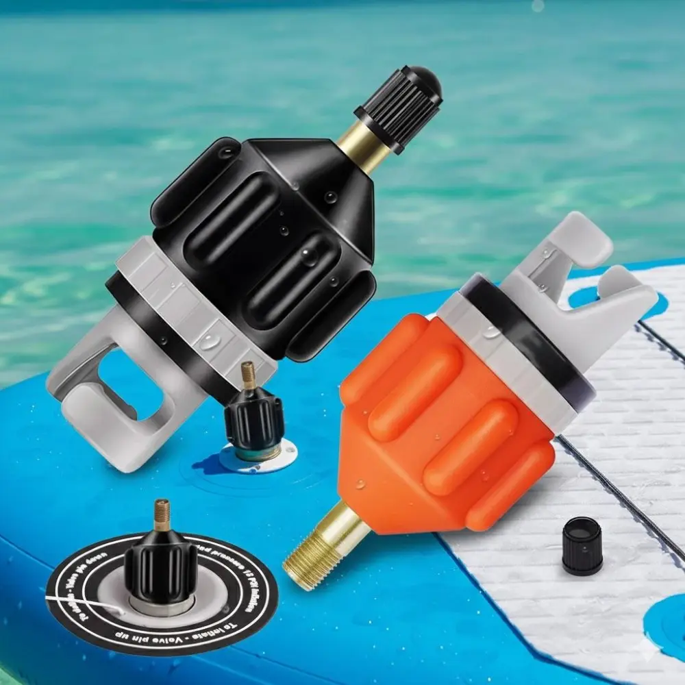 Universal Pump Valve Adapter, Quick-Connect for SUP, Inflatable Boats, Kayaks & Canoes. Portable Air Pump Converter, Outdoor Water Sports Inflation Accessory