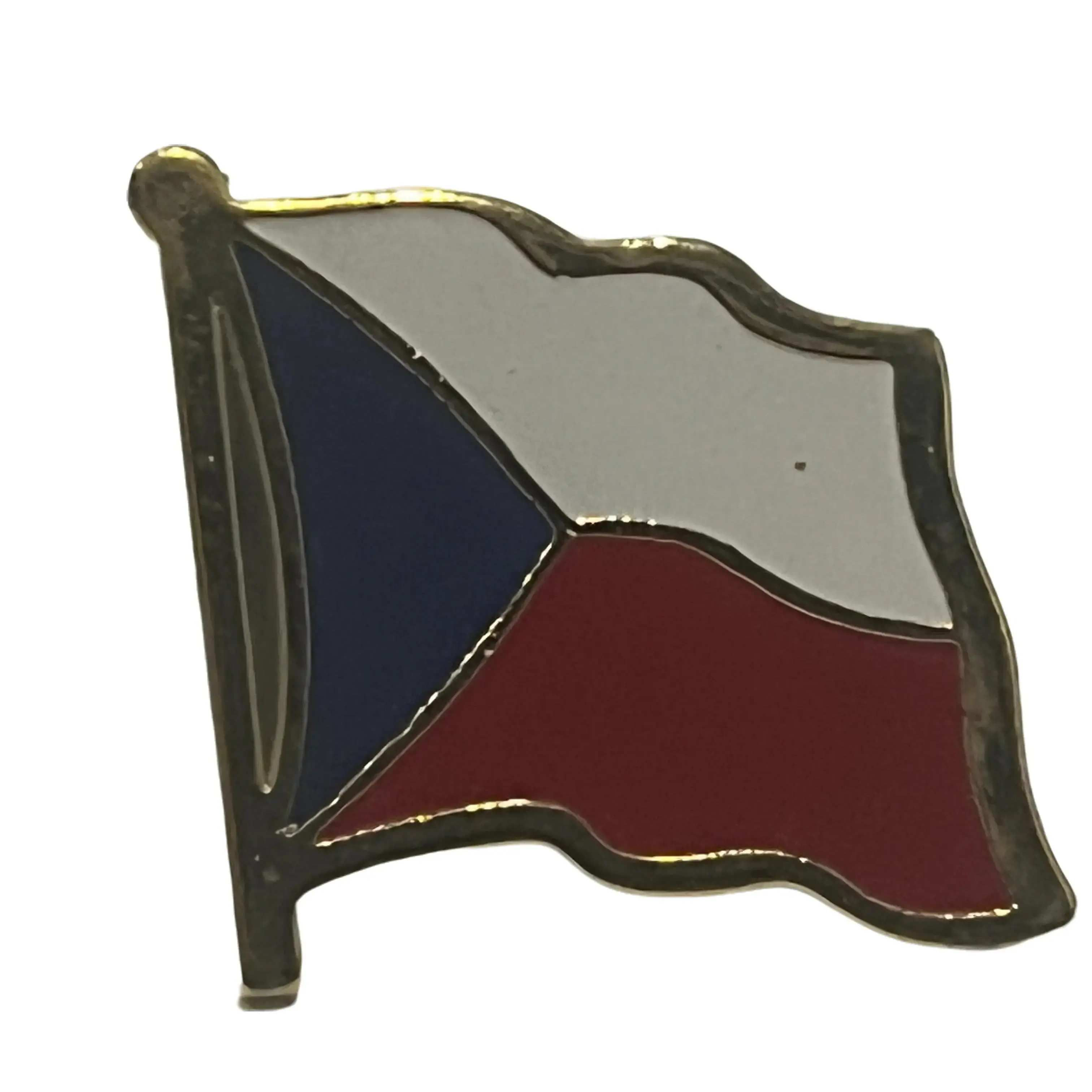 Czech Republic Flag Pin - Authentic Czech Republic Flag Design - Perfect for Travel Souvenirs and International Events