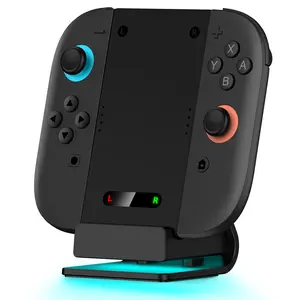 Switch 2 Controller Charger for  Switch 2 Joy Cons with Pro Grip,2 in 1 Charger with a Type-C Cord