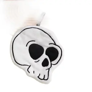 White Skull Hand Towel