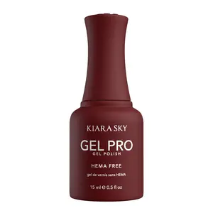 Kiara Sky Gel Pro - Brick By Brick HEMA-Free + TPO Free Nail Gel Polish | Intense Pigmentation, Long-Lasting Wear | Finish: Cream 15ml