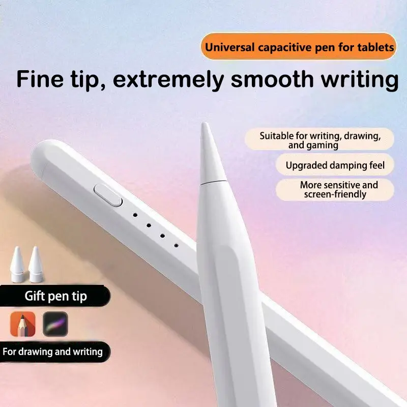Universal Stylus Pen Compatible with iOS & Android Tablets and Phones, Multi-Colored Tips, Capacitive Touch Pen for Drawing & Writing, Stylus Pens for Touch Screens