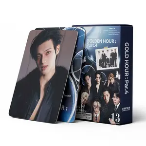 2026 New 55-Piece Boxed Small Cards, Photocard, K-Pop Boy Group Idol Merchandise, High-Quality Photo Decorative Collectible Support Cards