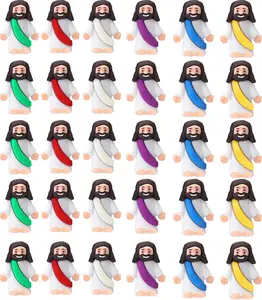 AKFAHOIF Mini Jesus Figures, Set of 30pcs Action Figures Little Jesus Figures, Tiny Jesus Figures to Hide and Seek Religious Gifts for Easter Egg Stuffers