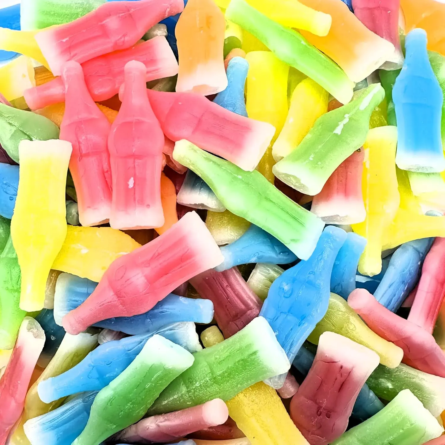 Retro Sour Filled Wax Candy Straws - 8 oz Bulk Bag, Sweet Fruit Sugar Nip Juice Food Treats for Pick and Mix, Party Supplies