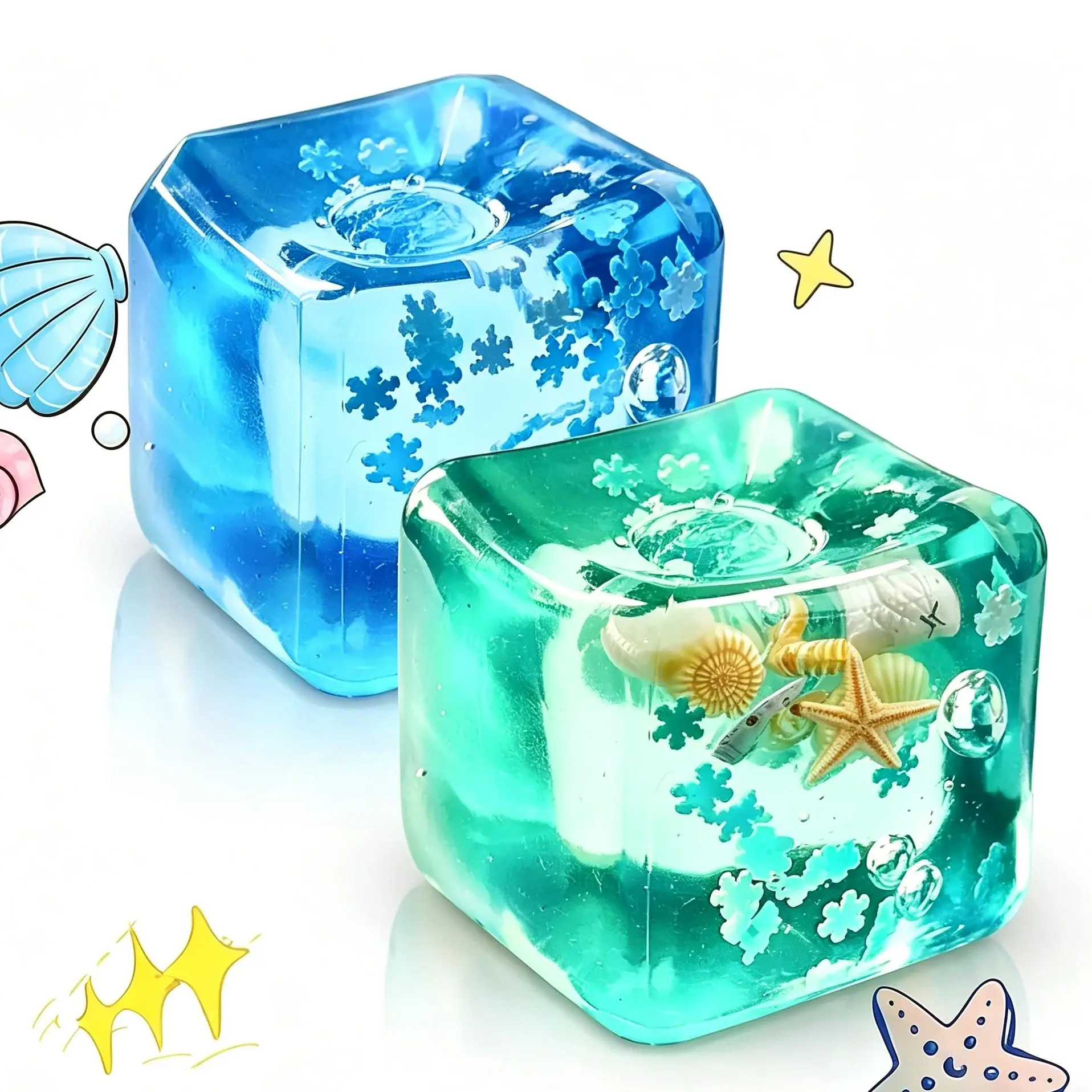 New 3D Cartoon Stress Relief Toy, Cube Squeeze Toy, Infinite Stress Relief, Perfect for Anxiety Reduction, Fidget Relief, Decompression Squeeze.Valentine's Day and Easter gifts, suitable forchildren to exchange gifts