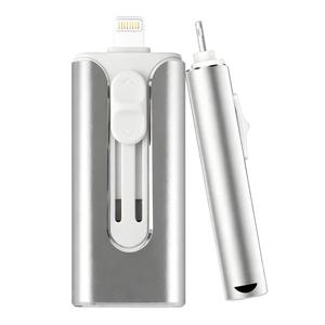 4-in-1 1TB Flash Drive for iPhone/Android/PC, High-Speed Photo & Video Backup USB Stick with App, Lightning/USB/Type-C/Micro USB, External Storage Jump Drive