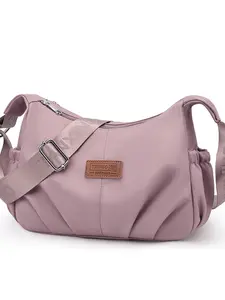 Nylon Multi-Compartment Simple Commuter Shoulder Bag, Casual Crossbody Backpack, Versatile Outdoor Travel Bag, Lightweight Design, Stylish Crossbody Bag