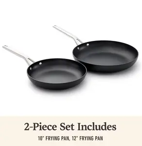 Calphalon Hard-Anodized Nonstick 10-Inch and 12-Inch Frying Pan Set