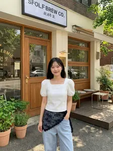 Floral Lace Triangle Scarf Belted Apron, Korean Fashion Simple Skirt, Outdoor Wear, Boho Style, All Seasons, Loose-Fitting