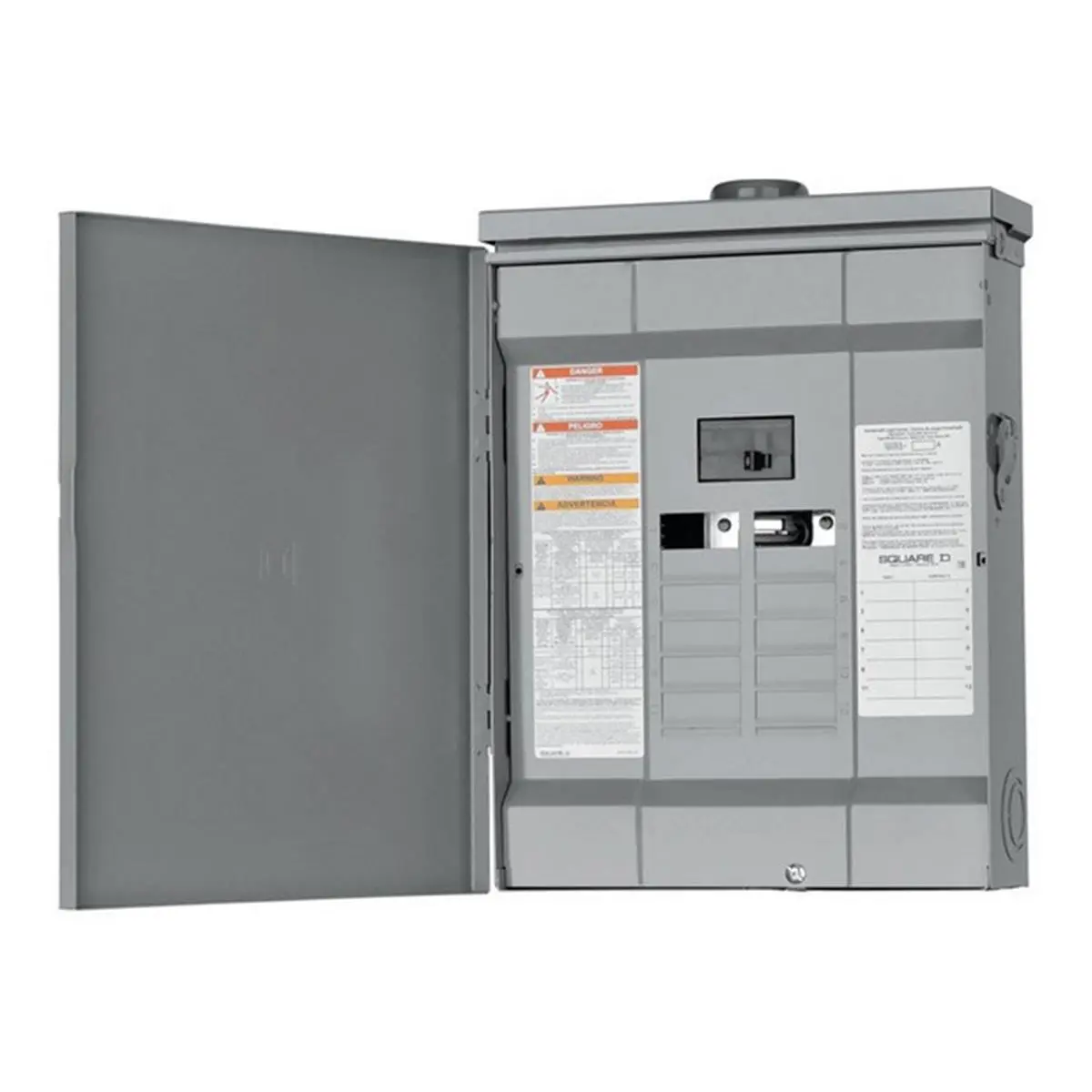 Square D HOM1224M100PRB 100 amp 24 Circuit Outdoor Main Breaker Load Center