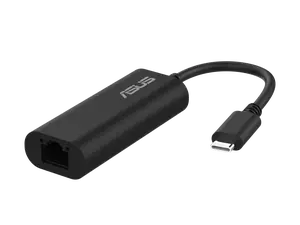 ASUS USB-C2500 V2 2.5Gbps Type-C Wired Network Adapter, RJ45 LAN, USB-C High-Speed Transfer, Compatible with 2.5G/1G/100Mbps