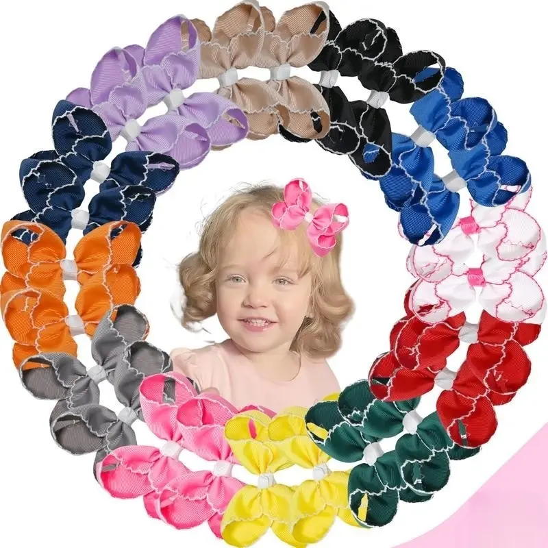 Summervibes JoyBowie 12 pieces colorful bubble lace bow hairpins, girls' hair accessories, 3 styles to choose from, daily street party fashion hairpins. Barrettes