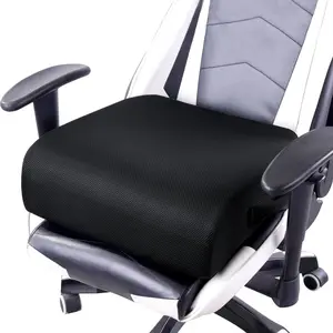 HOMBYS Extra Thick Office Chair Cushion – 6 Inch Memory Foam Booster Seat for Height Increase & Comfort