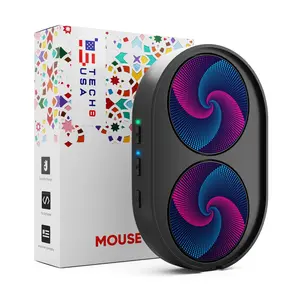 Mouse Mover Pad, Jiggler, Keeps PC Active, Undetectable, No Software, Moves Mouse Randomly Automatically, Made in the USA with US and Imported Parts