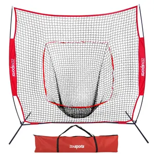 ZENY Baseball Practice Net 7x7FT/ 5x5FT Portable Softball Hitting Pitching Net W/Carrying Bag
