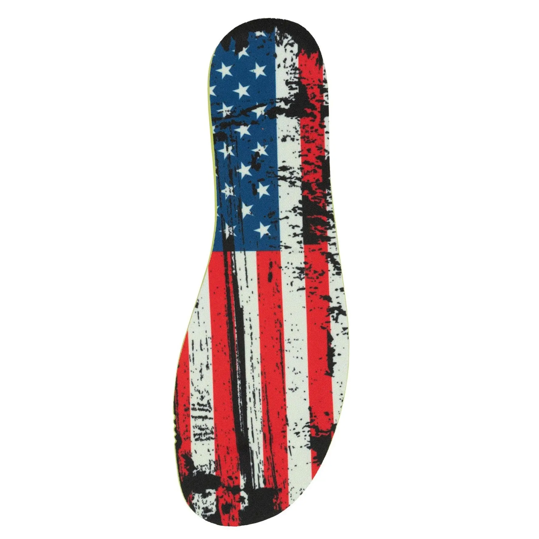 Howitzer Unisex EVA Foam Insoles - Lightweight, Durable, Flexible, Interchangeable, Removable, Youth-Fit All-Season Shoe Accessory with Sublimated Flag-Themed Artwork Pad