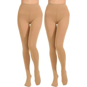 SOFT TOUCH HANEN High-Density 80D Tights  Women - Soft Opaque 2-Pair Set  Everyday Wear casual comfy tummy control for