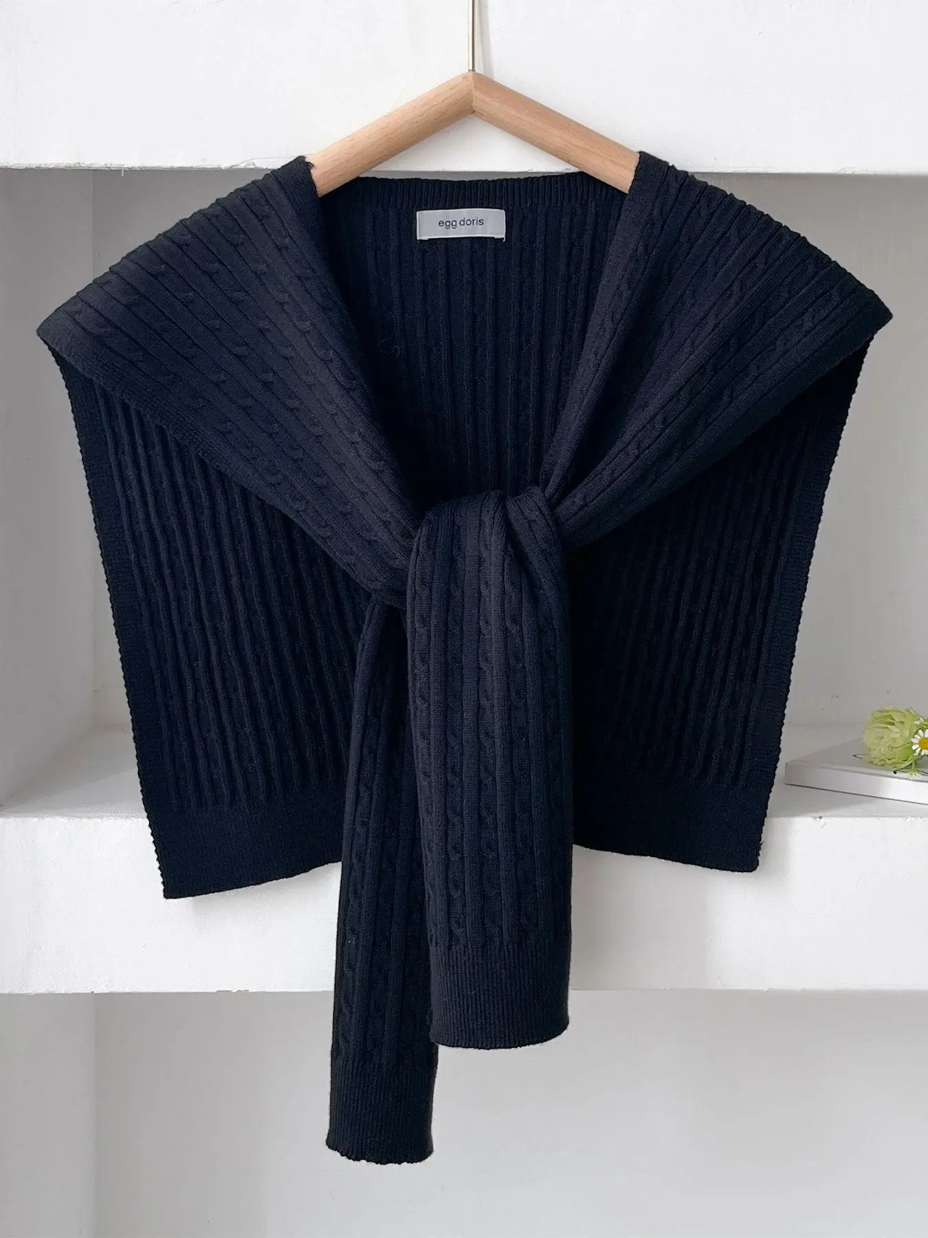 Women's Solid Color Open Front Cloak Sleeve Shawl, Trendy Solid Shawl, Soft Shawl, Fashion Shawl Wrap, Casual Versatile Knitted Scarf for All Seasons, Fashion Accessories for Daily Wear