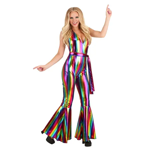 Women's Rainbow Rave Disco Costume