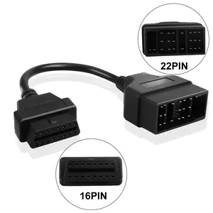 22 Pin OBD1 to 16 Pin OBD2 Convertor Adapter Cable - Diagnostic Scanner Tool OBDll Adapter Cable for Car,Car Repair Tools
