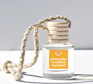 Pistachio Salted Caramel Scented Car Freshener - Car Air Freshener - Long Lasting Aroma