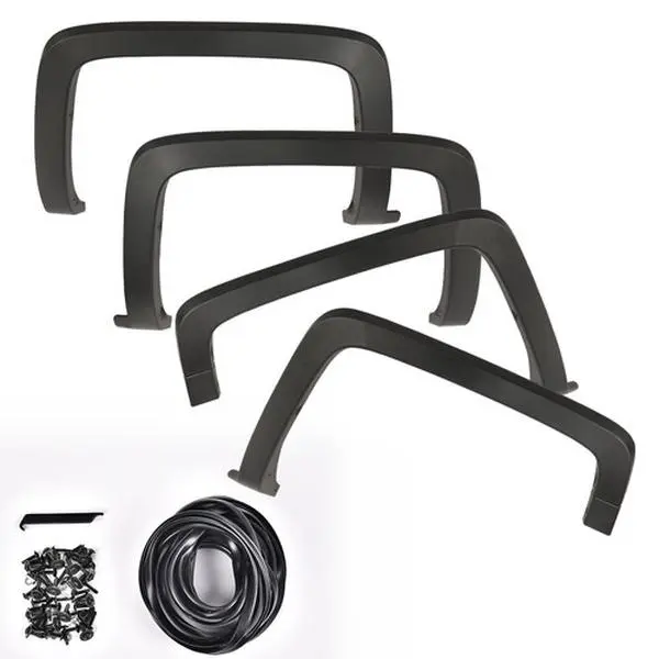 Fit For 2014-2019 Chevy Silverado 1500 2500 3500 Factory Style Fender Flares