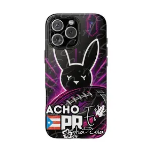 PUERTO RICO PHONE CASE PR ORGULLO BORICUA BANDERA DE PUERTO RICO TPU Polycarbonate Impact Resistant Customized Glossy Finish Supports Wireless Charging